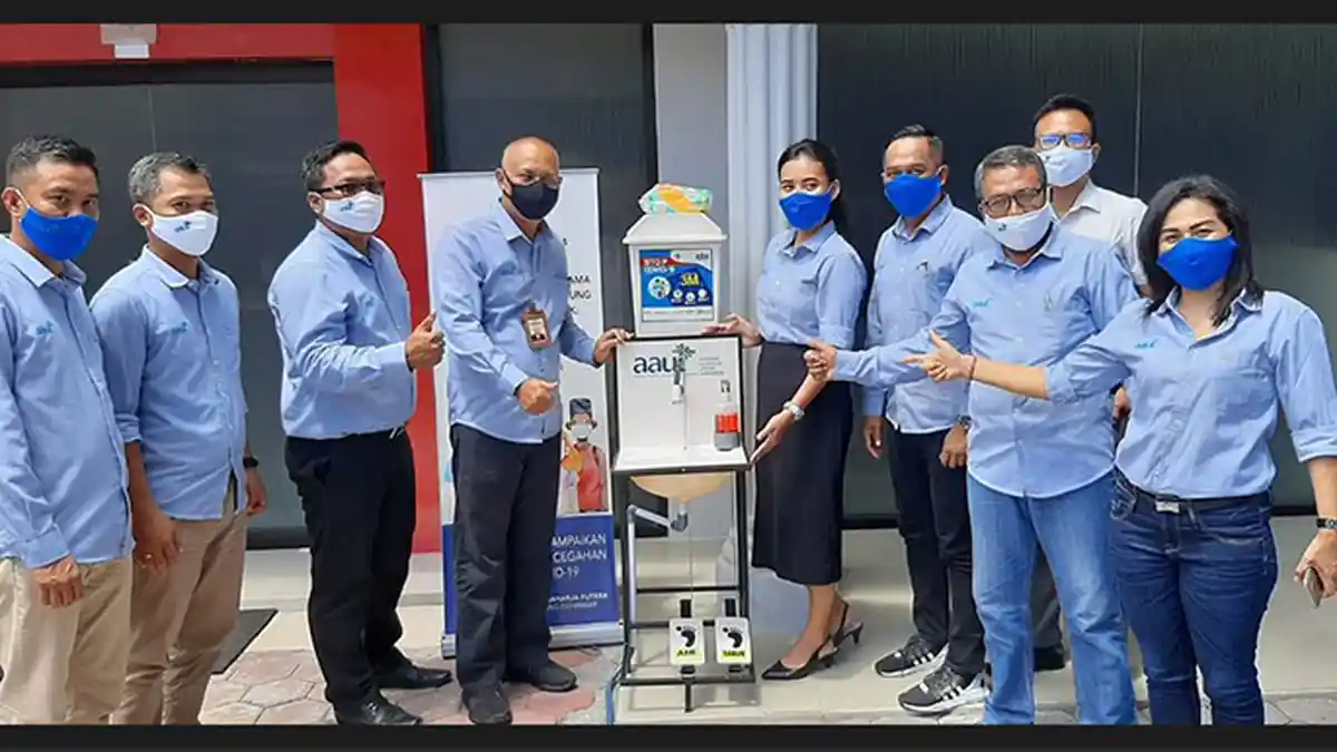 AAUI Cabang Denpasar Kunjungi Pemkot Denpasar, Serahkan 10 Unit Wastafel Portabel
