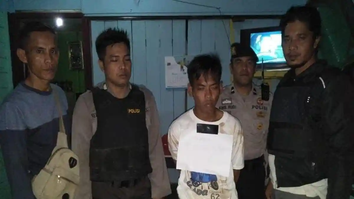 Ketahuan Buang Senpi Saat Polisi Datang, Nuri Diringkus Polisi
