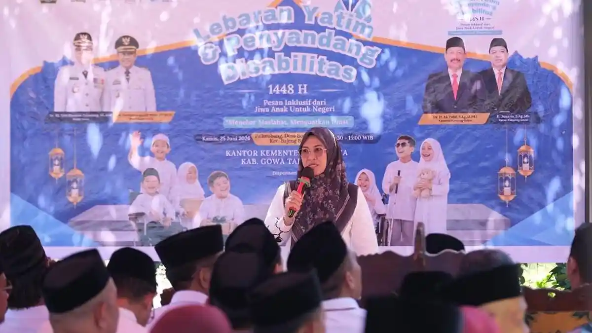 Husniah Talenrang: Tak Boleh Ada Anak Putus Sekolah di Gowa karena Kemiskinan - Tribun-timur.com