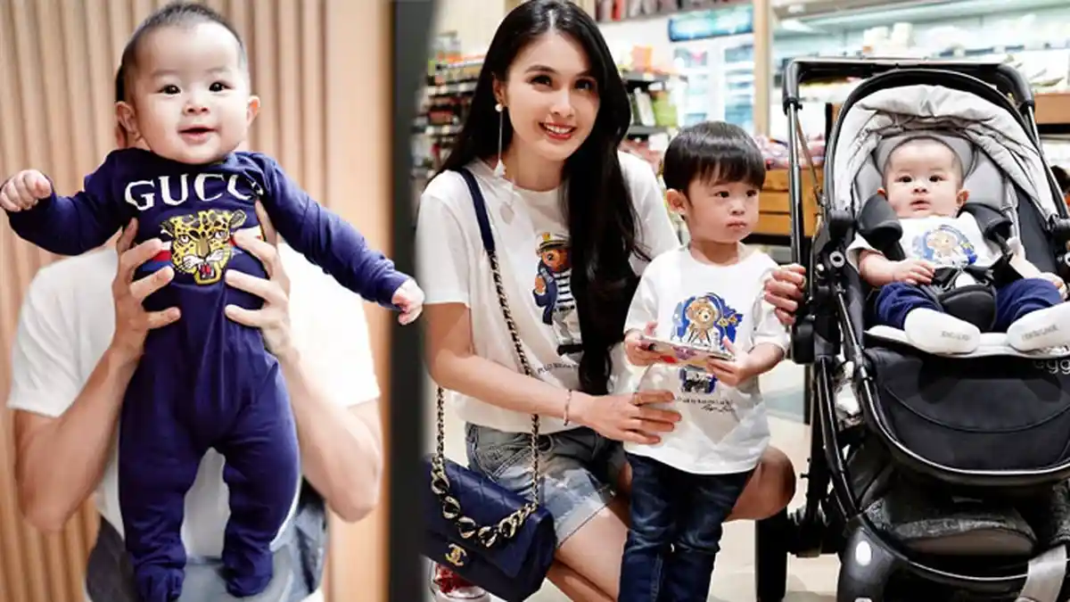 Anak Kedua Sandra Dewi Genap Berusia Lima Bulan, Mikhael Moeis pakai Jumpsuit Kece Bernilai Jutaan