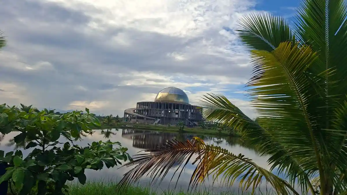 Jelang Iduladha, Intip Progres Terkini Masjid Megah Hj Andi Nurhadi Dibangun Amran
