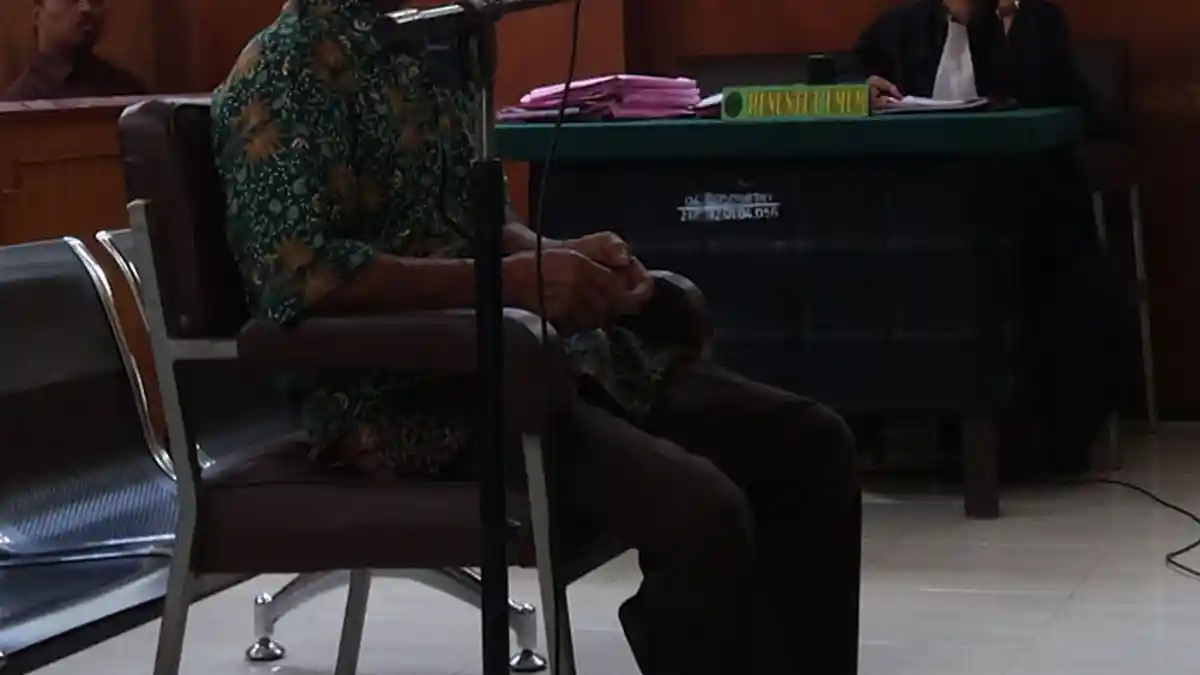 Ngatmanu Jalani Sidang Vonis di PN Lumajang Hari ini