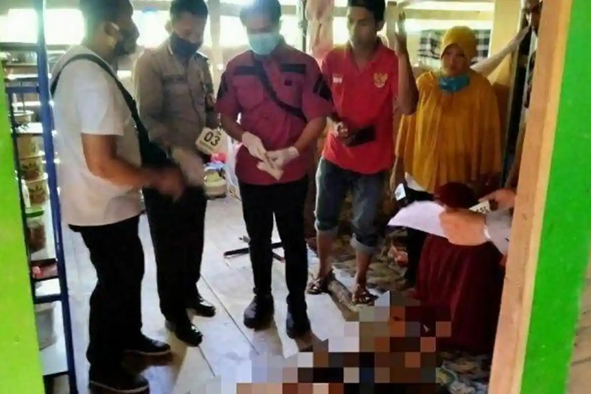 Suami Bunuh Istri di Mamuju, sang Anak Lari Ketakutan Tahu Pelaku Peluk Jasad Korban Bersimbah Darah