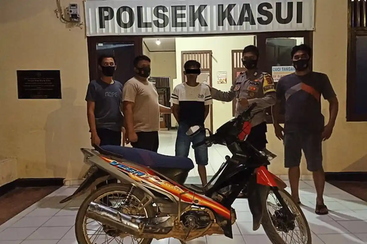 Buron 4 Tahun, Pelaku Curanmor di Way Kanan Akhirnya Tertangkap Tim Tekab 308