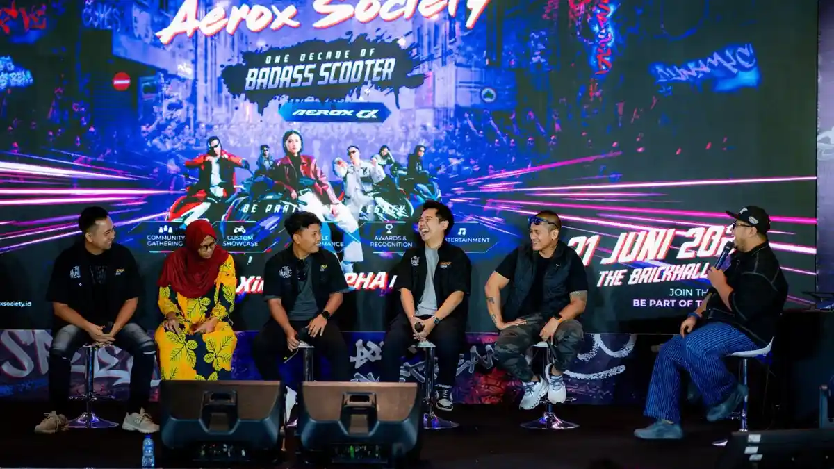 Rayakan 1 Dekade AEROX Mengaspal di Indonesia, Ribuan Anak Muda Ramaikan Event We Are AEROX Society - Tribunjogja.com