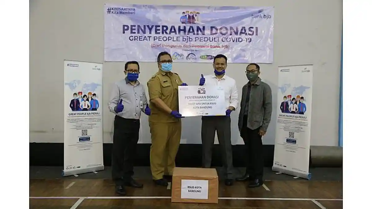 GreatPeople bjb Peduli Covid-19 Distribusikan Bantuan untuk Kemanusiaan