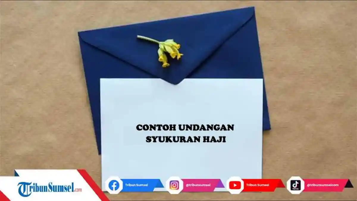 Contoh Surat Undangan Syukuran Berangkat Haji yang Bisa Langsung Digunakan