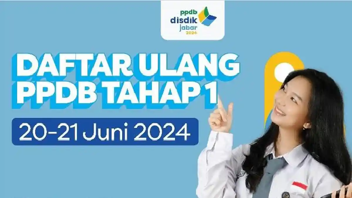 Cara Daftar Ulang PPDB Jabar 2024 Tahap 1, Bisa Secara Online dan Langsung