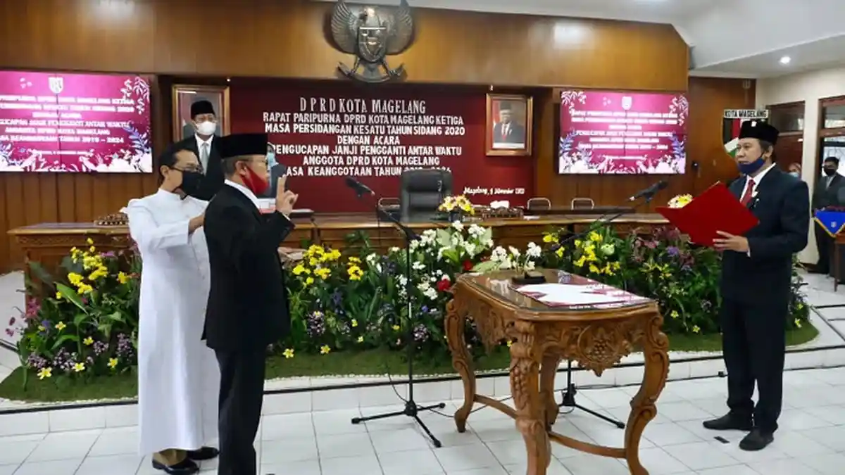 Maju Pilkada 2020, Anggota DPRD Kota Magelang Aji Setyawan Digantikan FX. Sugianto