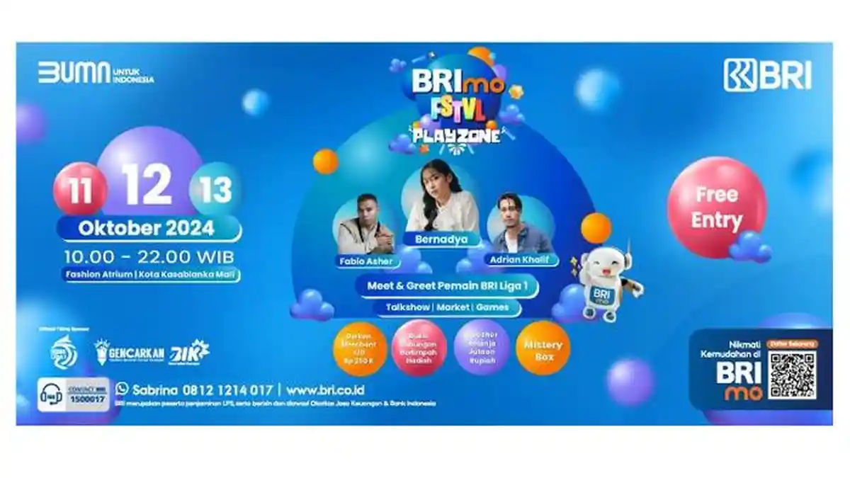 Dari BMW hingga iPhone, BRImo FSTVL Playzone 2024 Hadirkan Beragam Hadiah Mewah