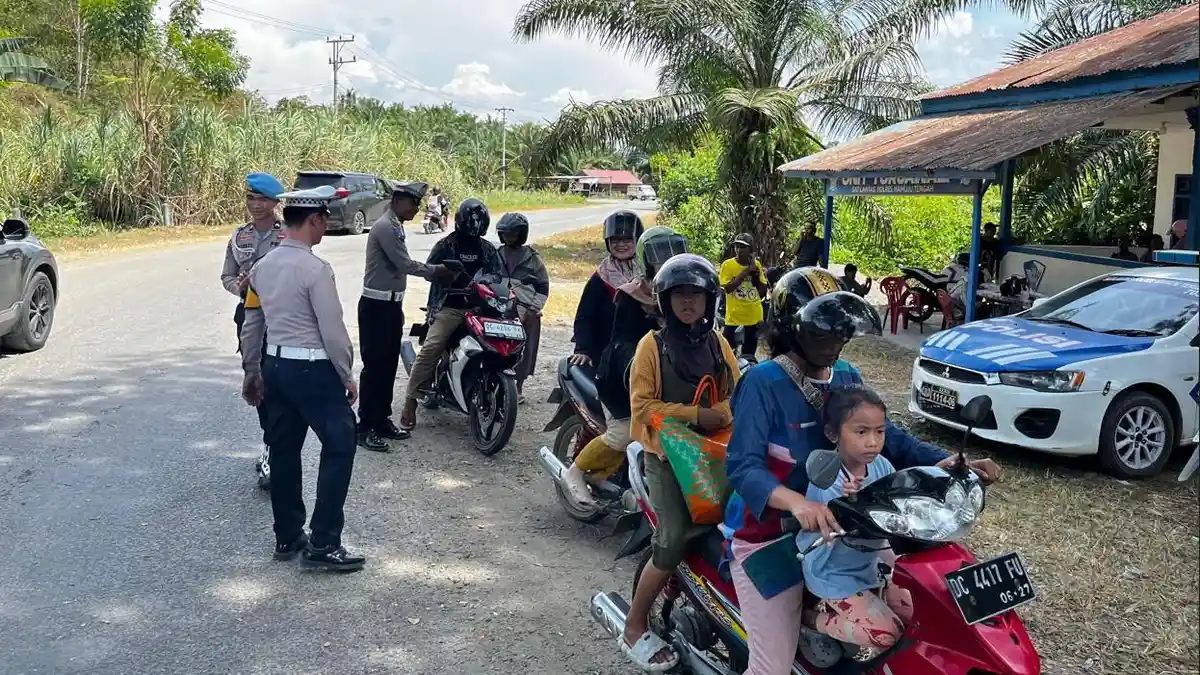150 Pengendara Ditindak Polisi di Mateng Didominasi Pemotor