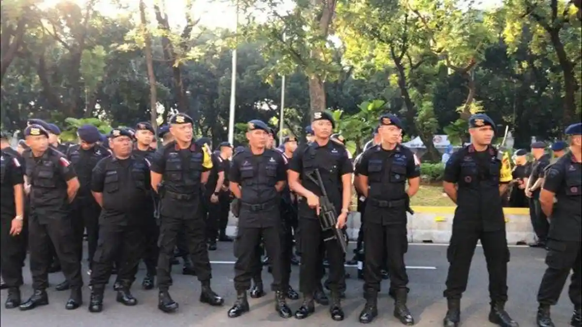 Kawal Sidang Kedua MK, Aparat Gabungan Kembali Diimbau Tidak Gunakan Senjata Api