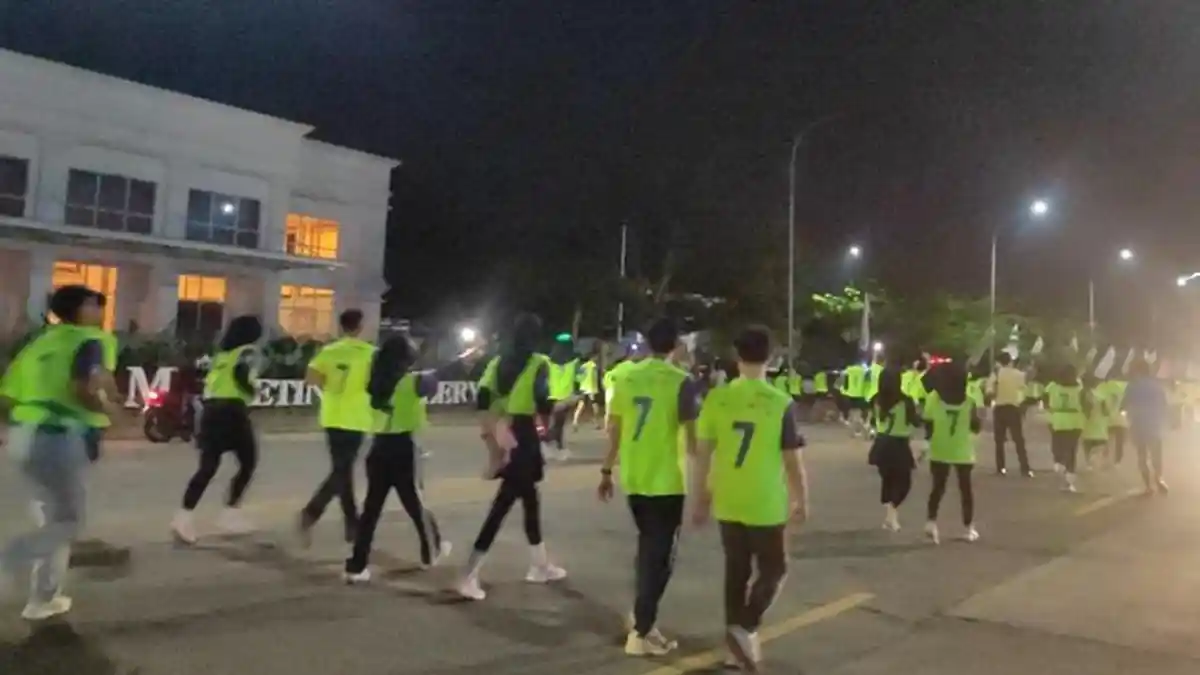 1.200 Peserta Meriahkan Night Fun Run Citraland di Perumahan Elit Citraland Keramasan Palembang