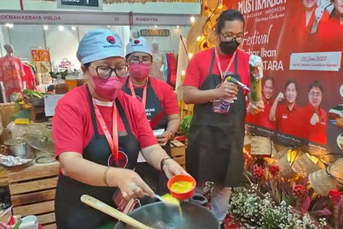 PDIP Sulut Juara 2 Lomba Festival Kuliner Nusantara Mustikarasa, Chef Jean Sumilat:Itu Kerjasama Tim