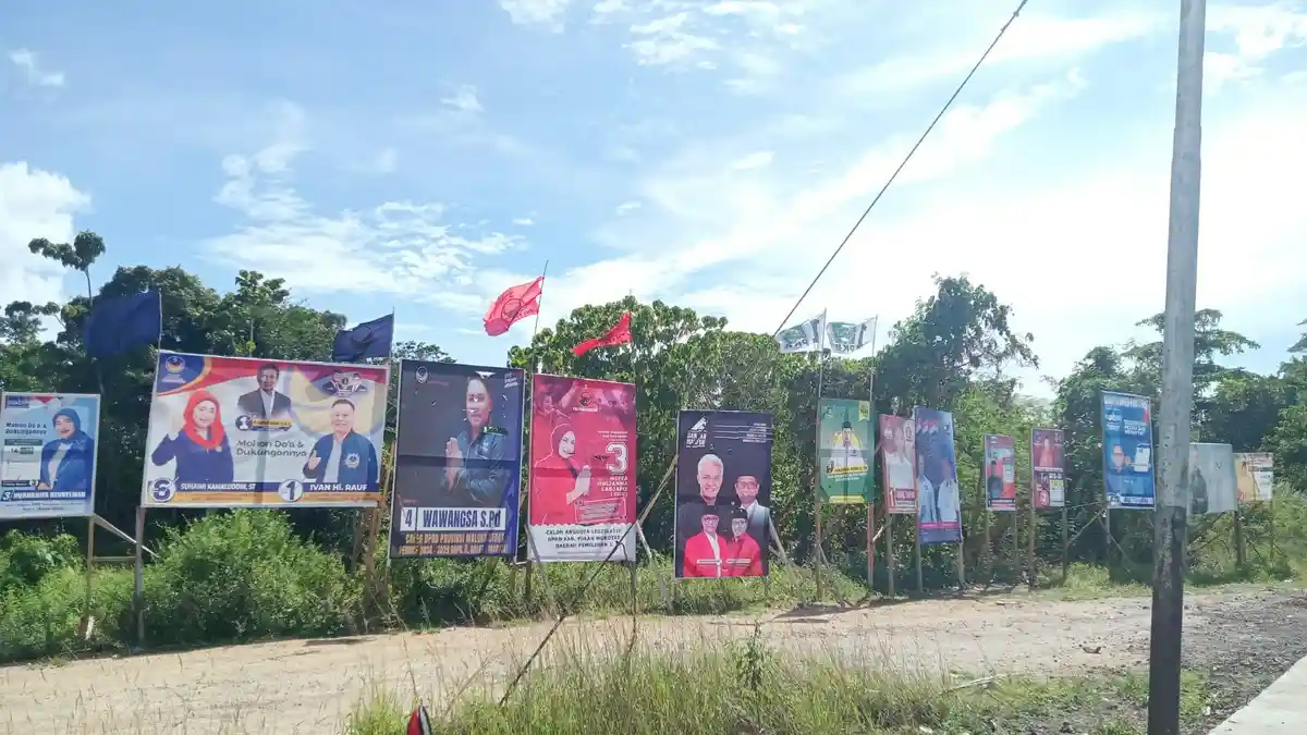 Masuk Masa Tenang Pemilu 2024, Bawaslu Morotai Minta Caleg Copot Alat Peraga Kampanye