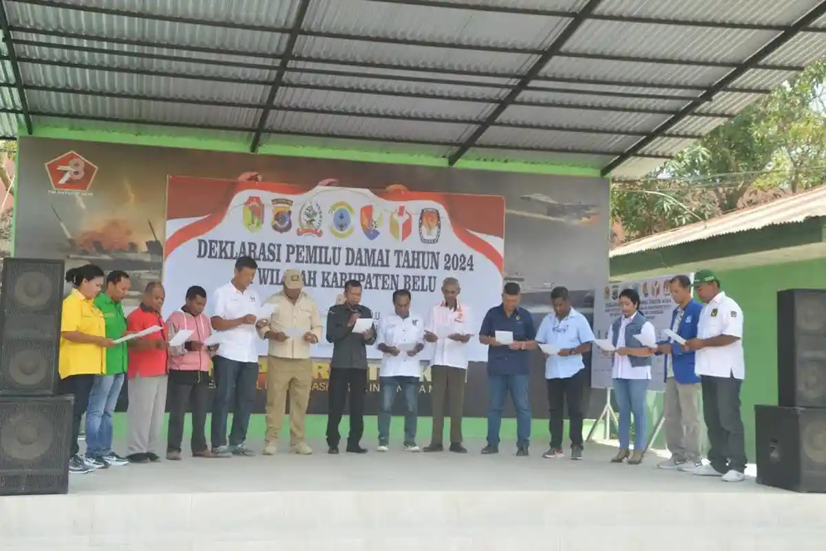 NTT Memilih, Jaga Stabilitas Keamanan Pemilu 2024: Parpol di Belu Bersinergi dengan TNI dan Polri