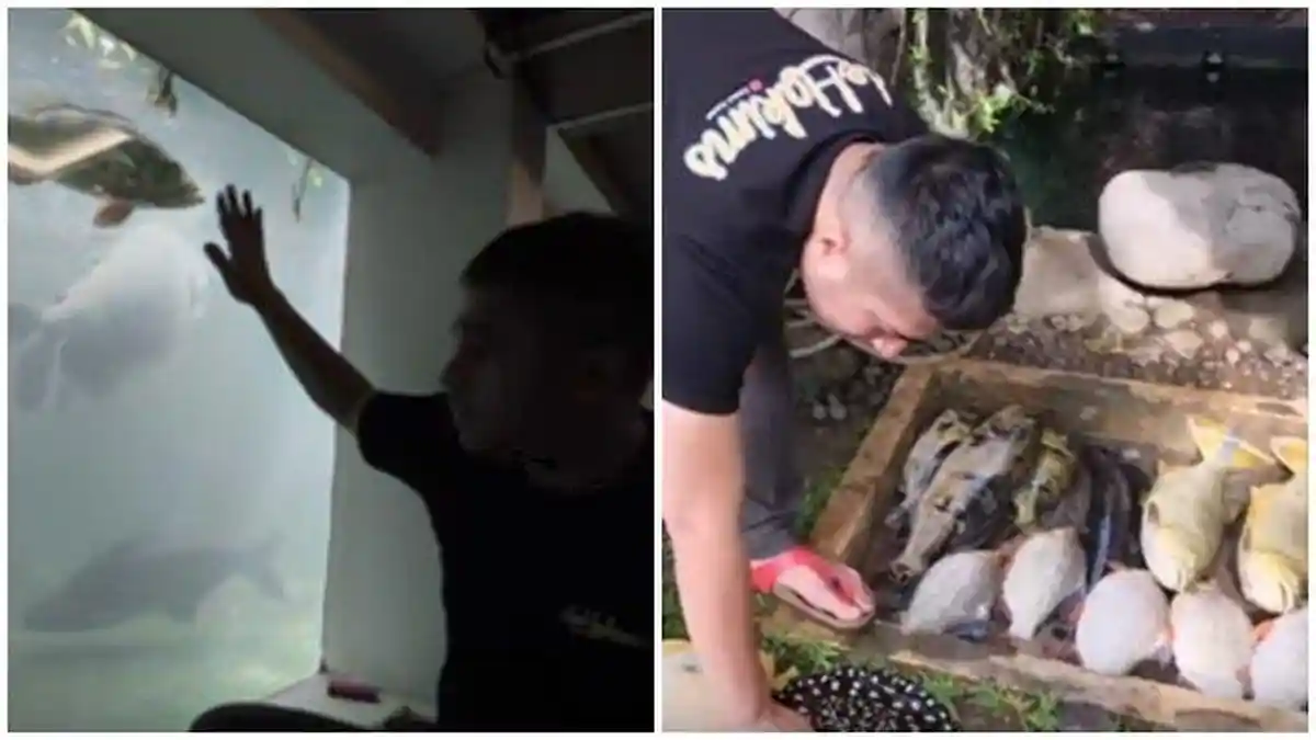 Artis Irfan Hakim Terkejut Saat Lihat Ikan Nabi Musa