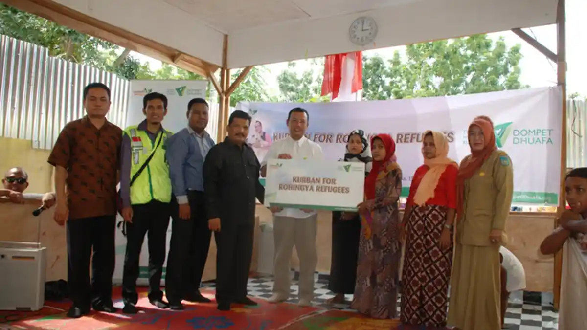 Dompet Dhuafa Kirim 10 Ekor Sapi untuk Pengungsi Rohingya di Langsa