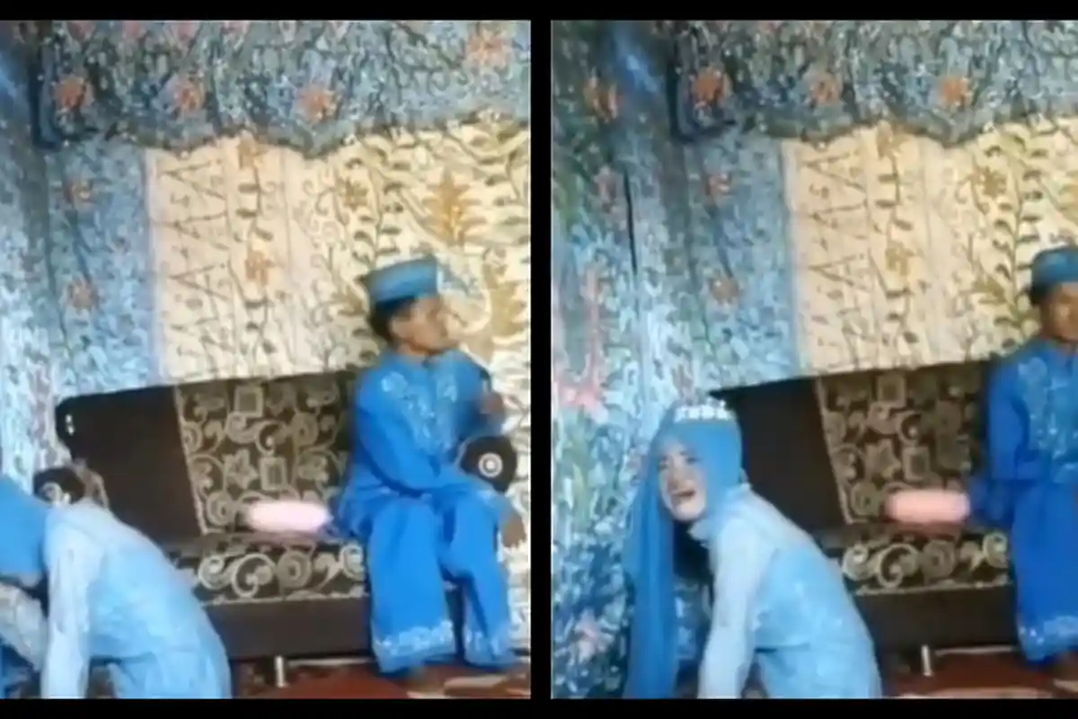 Komentar Mempelai Wanita setelah Videonya Menangis Histeris di Pelaminan Viral