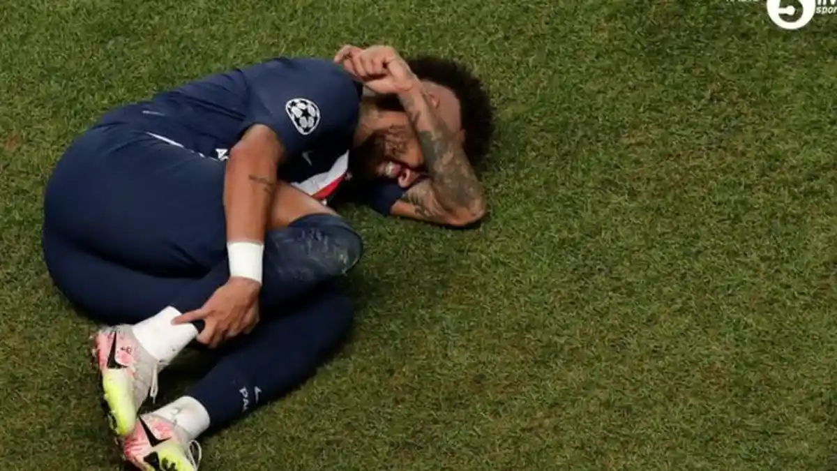 Bukannya Cetak Gol, Neymar Lebih Banyak Guling-guling di Final Liga Champions