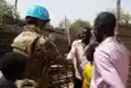 Konga  XXXV-B/Unamid Bantu Warga Lokal di Darfur Barat
