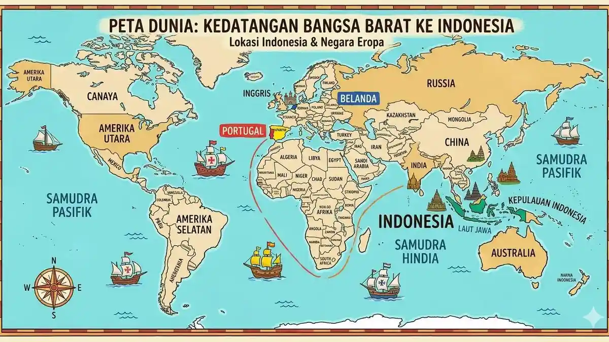 Kumpulan Soal IPS SMP Kelas 9 Semester 1-2026, Kunci Jawaban Soal Sumatif Ekonomi,Geografi, Sejarah - Pos-kupang.com