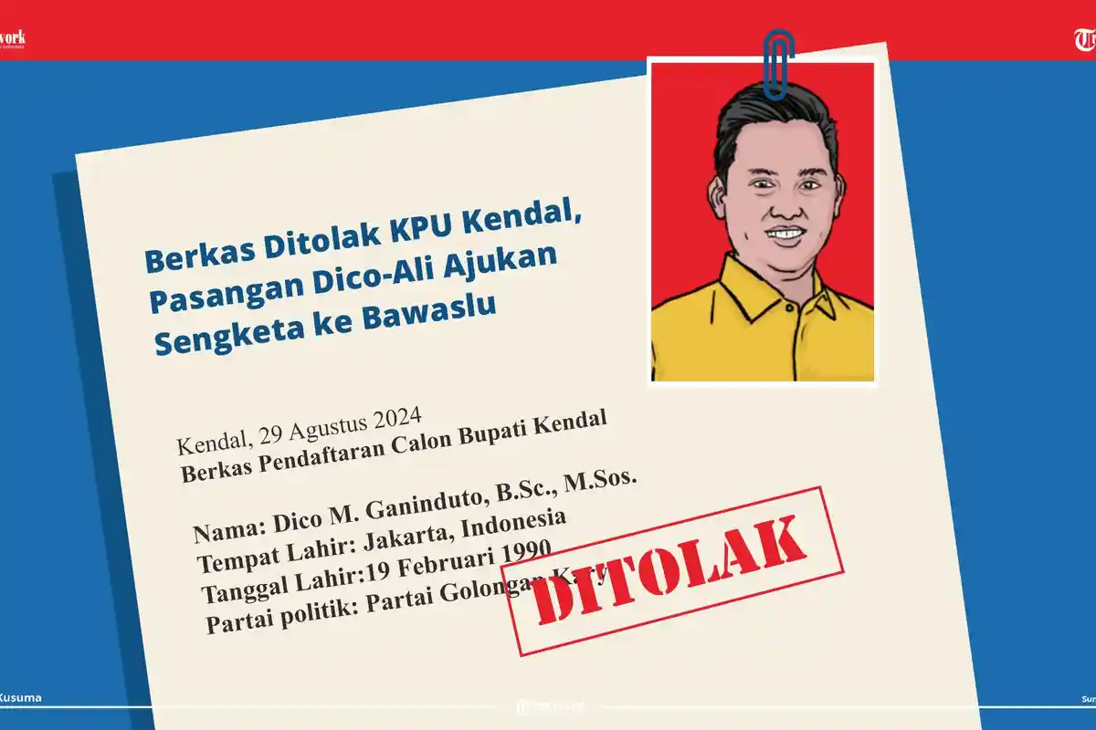 Pasangan Dico-Ali Punya Waktu Sampai Lusa untuk Banding Pilkada Kendal 2024 ke PTTUN