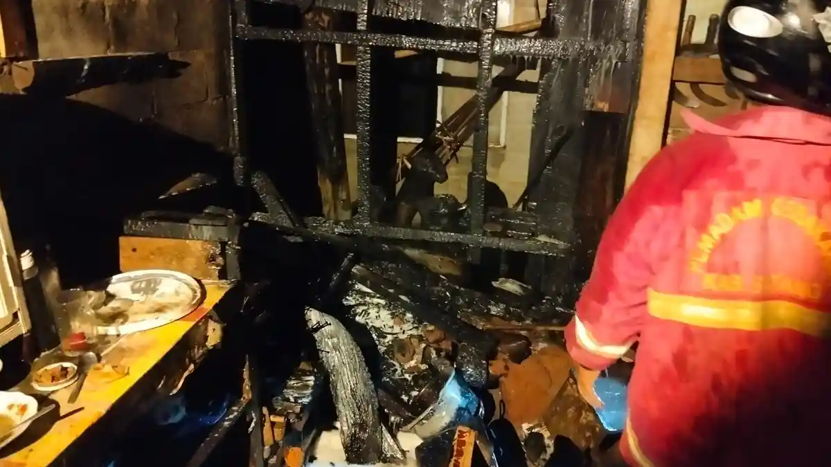 Pabrik Kayu PT SGS Batang Terbakar,  Dua Pekerja Luka