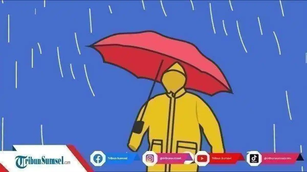 BMKG Prediksi Palembang akan Hujan pada Siang-Malam Hari Ini Senin 25 November 2024