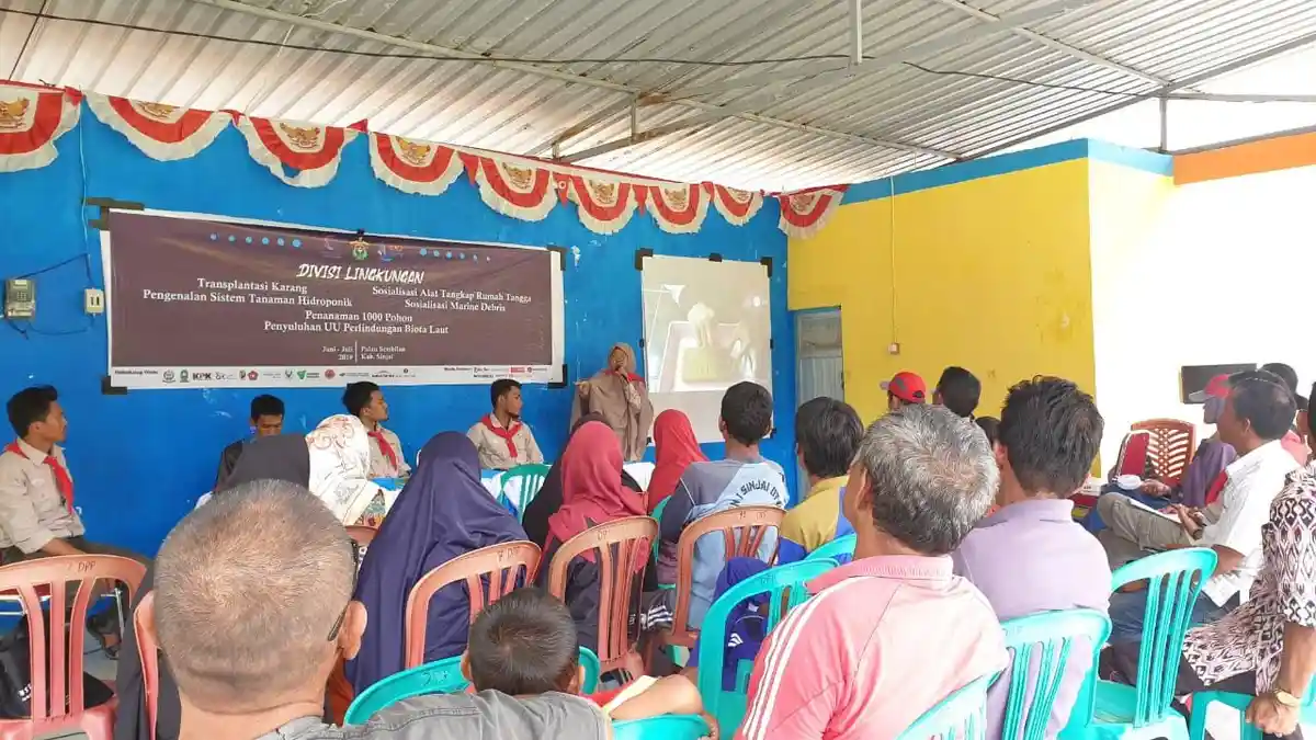 KKN Tematik ENJ Unhas Sosialisasi Hidroponik dan Toka di Sinjai