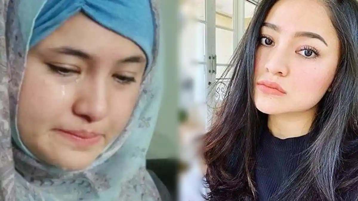 Merasa Terharu, Marshanda Menangis Terisak di Depan Penggemar