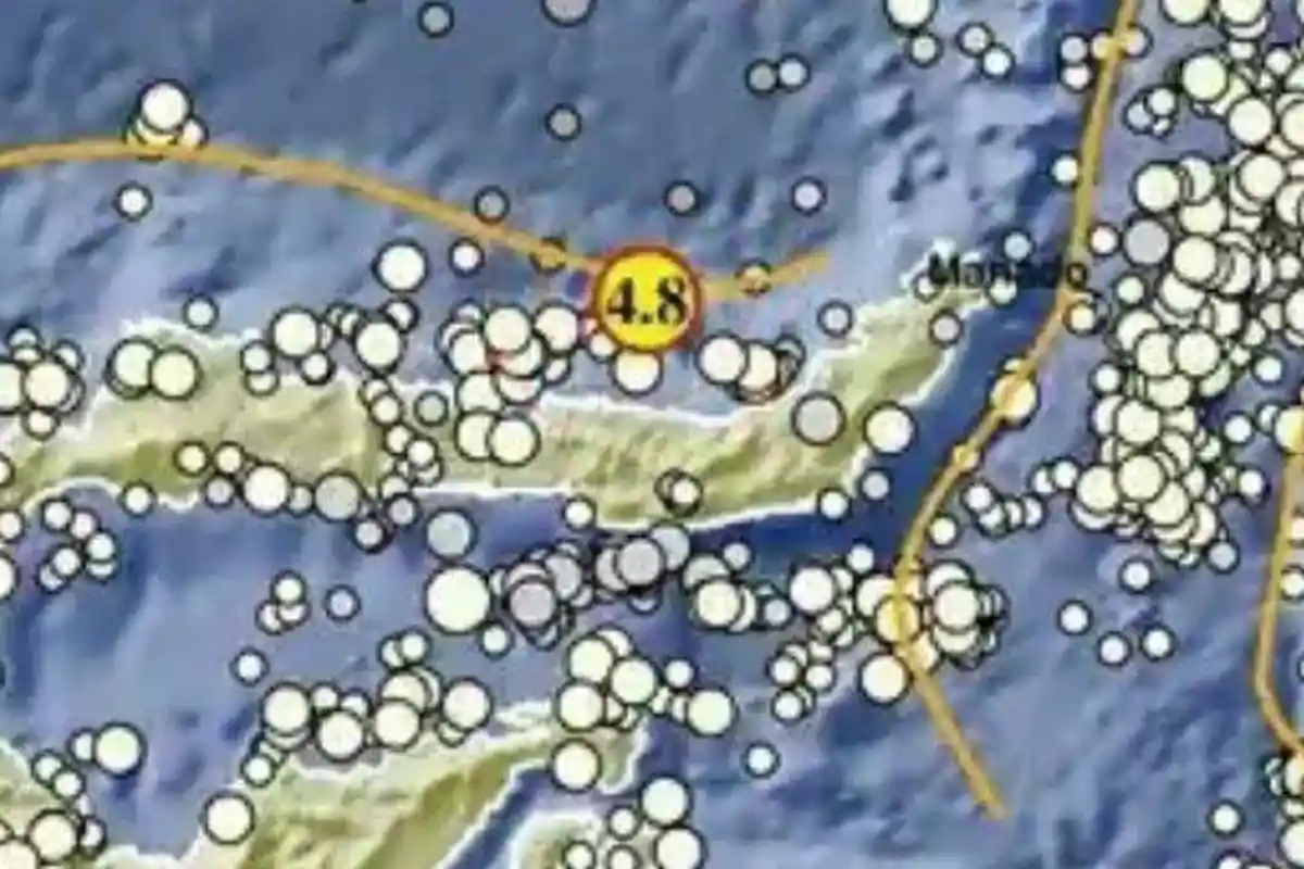 Gempa Bumi 10 Kali Dalam 6 Jam, Jumat 22 Desember 2023, Cek Lokasi dan Jarak Dari Rilis BMKG