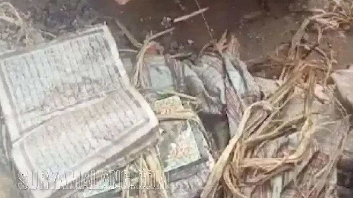 Polisi Usut Pembuang Belasan Alquran di Sungai Desa Oro-oro Ombo, Lumajang