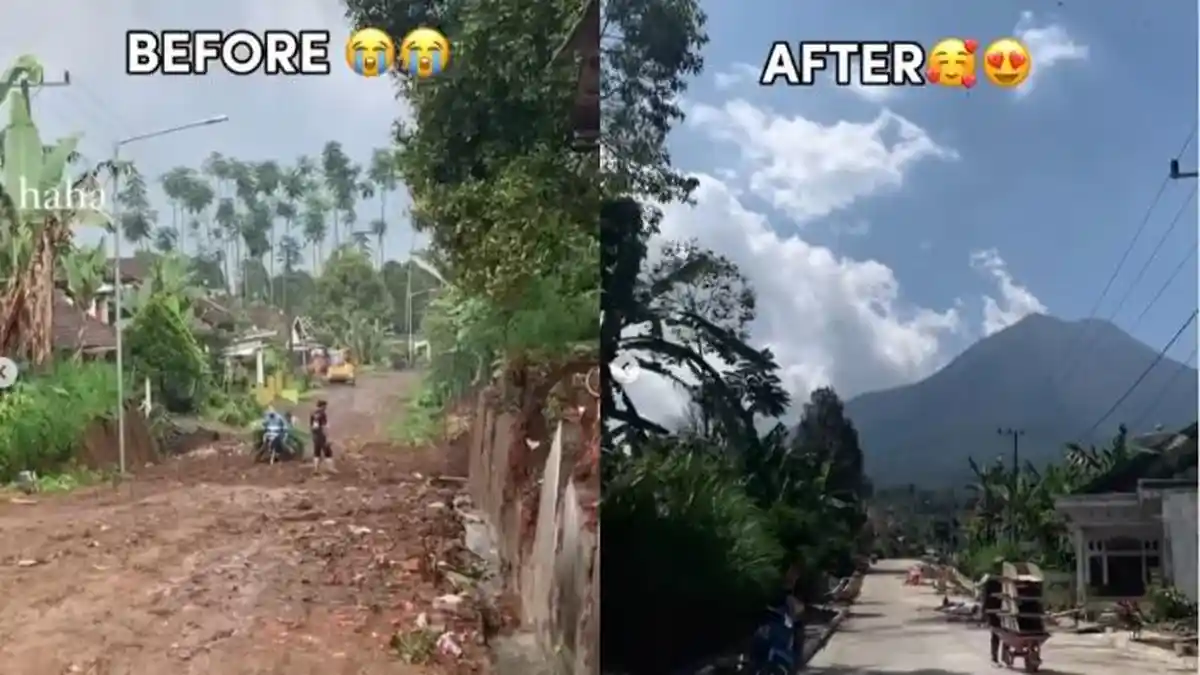 Kisah Ferry, Juragan Bakso Asal Malang Rela Perbaiki Jalan Desa Pakai Uang Pribadi