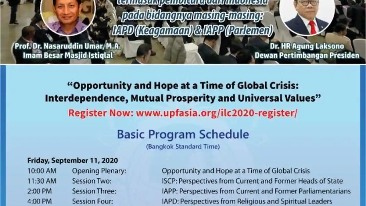 Konferensi Perdamaian Global Memberi Harapan dan Menyokong Pembentukan Uni Asia-Pasifik