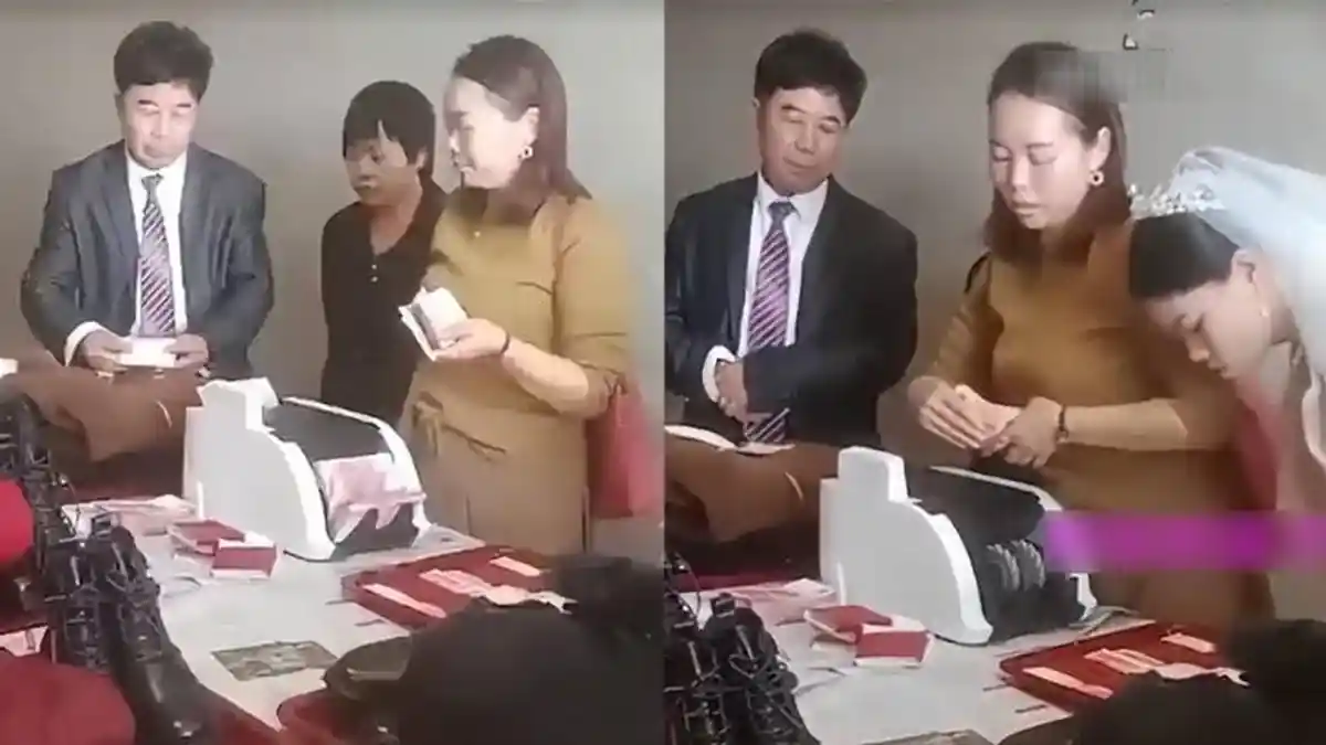 Keluarga Pengantin Wanita Bawa Alat Penghitung Uang untuk Hitung Mahar, Tamu Undangan Terkejut