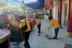 Jelang Hut Bhayangkara ke-80, Polisi di Banda Aceh Bersihkan Puluhan Rumah Ibadah