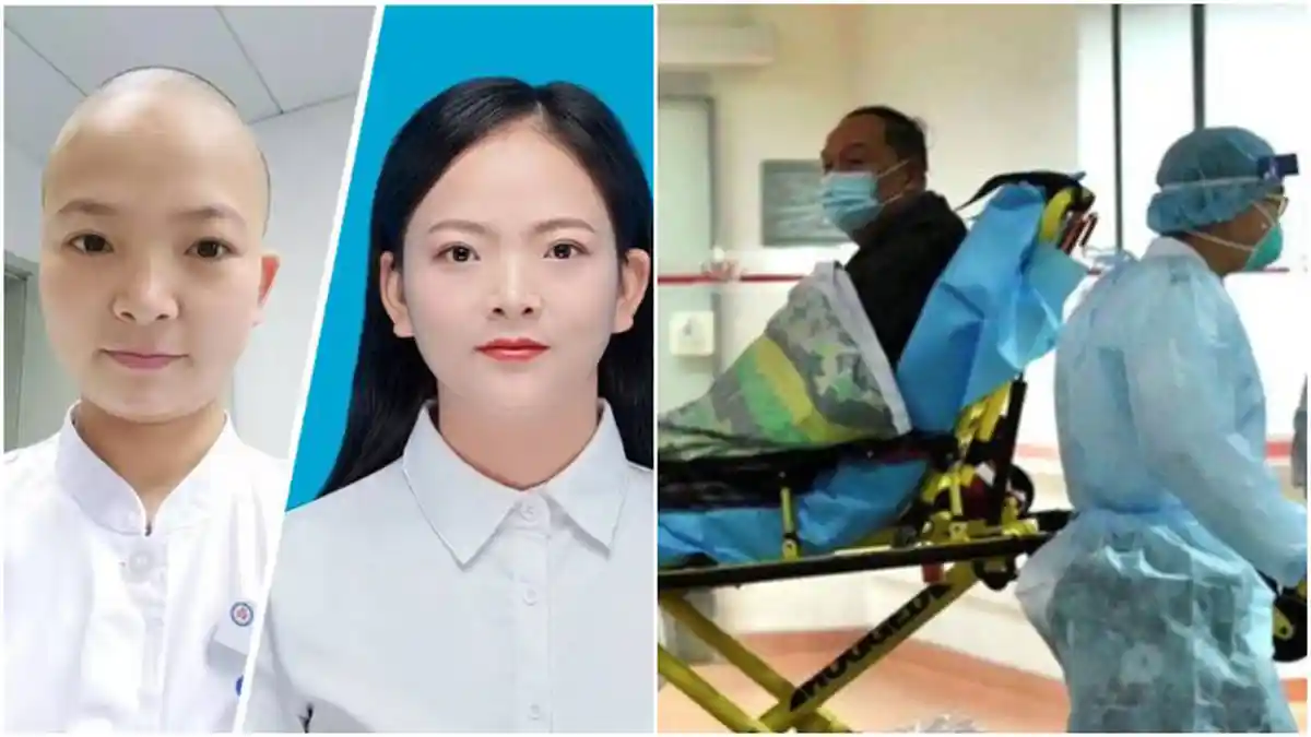 Kisah Perawat di Wuhan Nekat Cukur Gundul Demi Rawat Pasien & Cegah Penyebaran Infeksi Virus Corona