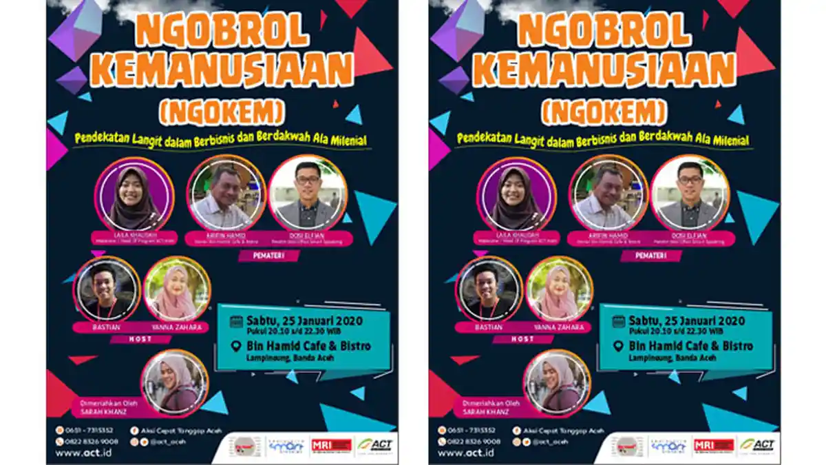 Yuk, Ikut Ngokem Bisnis dan Berdakwah Ala Milenial Bersama ACT Aceh