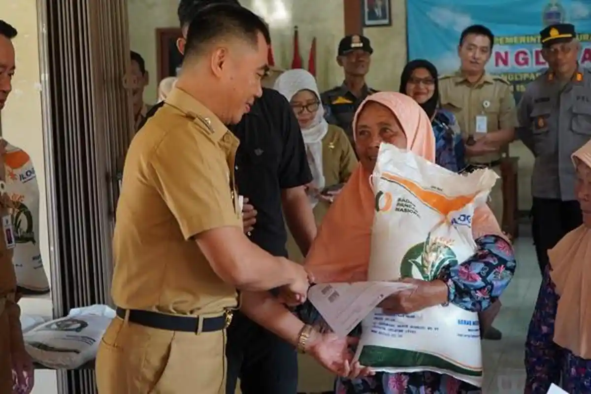 Pemkab Gunungkidul Salurkan Bantuan Beras Sebanyak 46.830 Ton pada Warga