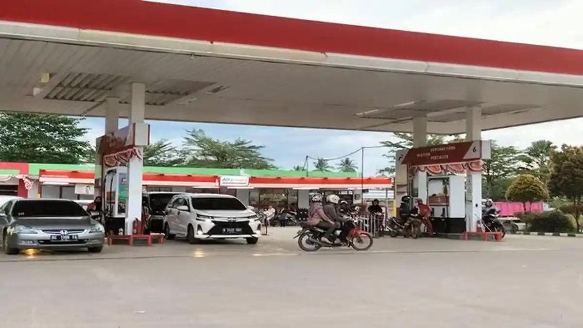 Harga BBM Resmi Naik, Suasana SPBU dalam Kota Kayuagung Terpantau Normal