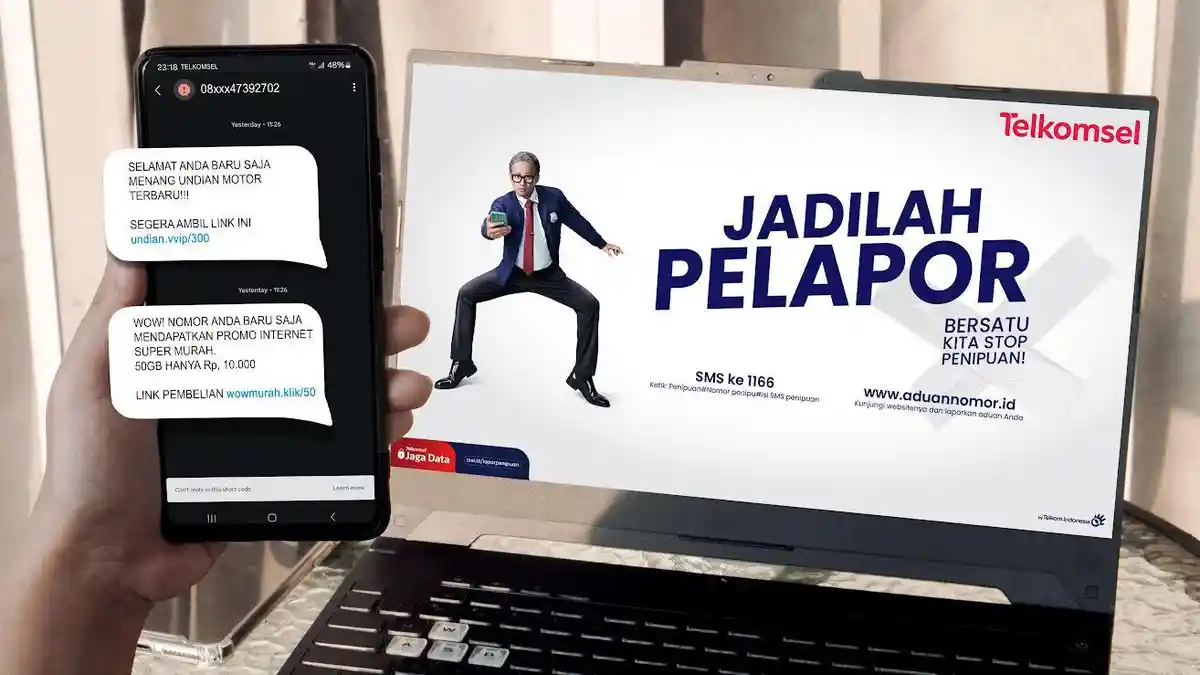 Telkomsel Inisiasi “Telkomsel Jaga Data”, Hadapi Modus Penipuan Online Via Gerakan BersatuKitaLapor