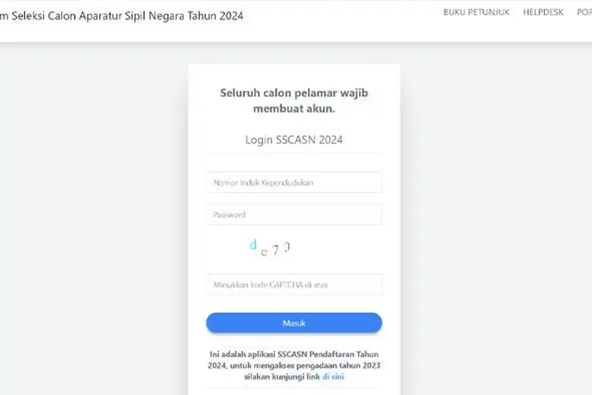 Pendaftaran PPPK 2024 Dibuka Selasa 1 Oktober 2024 di Link sscasn.bkn.go.id, Cek Sebaran Formasinya
