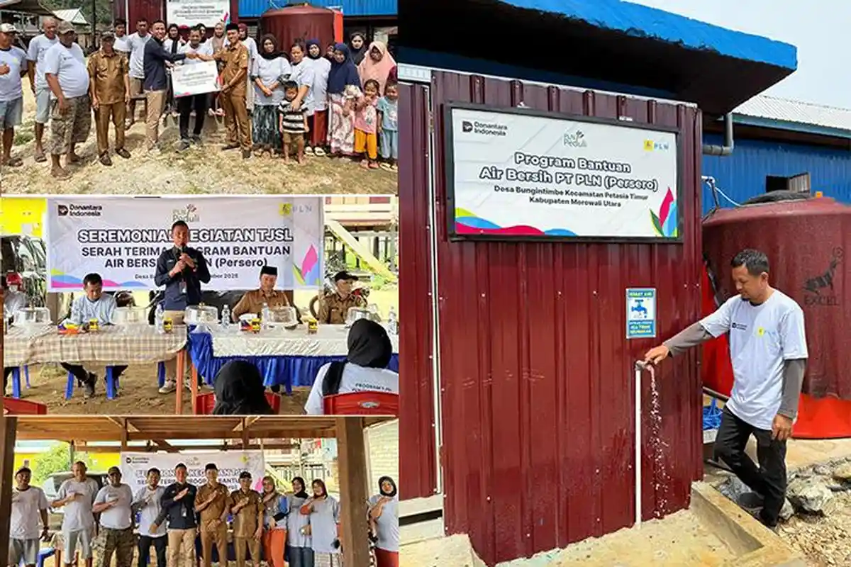 Hadirkan Sumber Air Bersih, PLN UIP Sulawesi Dukung Kesejahteraan Masyarakat Morowali Utara