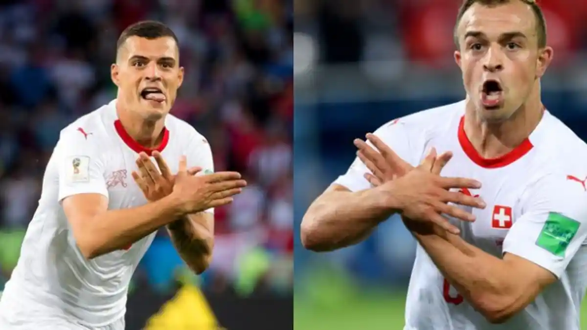 Lakukan Selebrasi Kontroversial, Dua Pemain Swiss Terancam Sanksi
