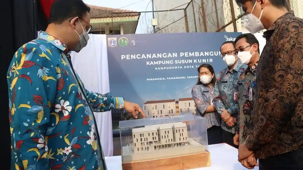 Anies Bangun Lagi Kampung Kunir yang Pernah Digusur Ahok
