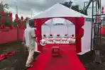 Photo Booth Tenda Mongolia Hadir di Kelenteng Sam Bong Dja Sambas