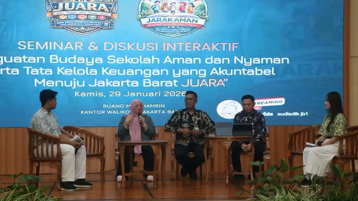 Bangun Sekolah JUARA, Sudin Pendidikan Jakbar Libatkan Tiga Pilar dan Masyarakat