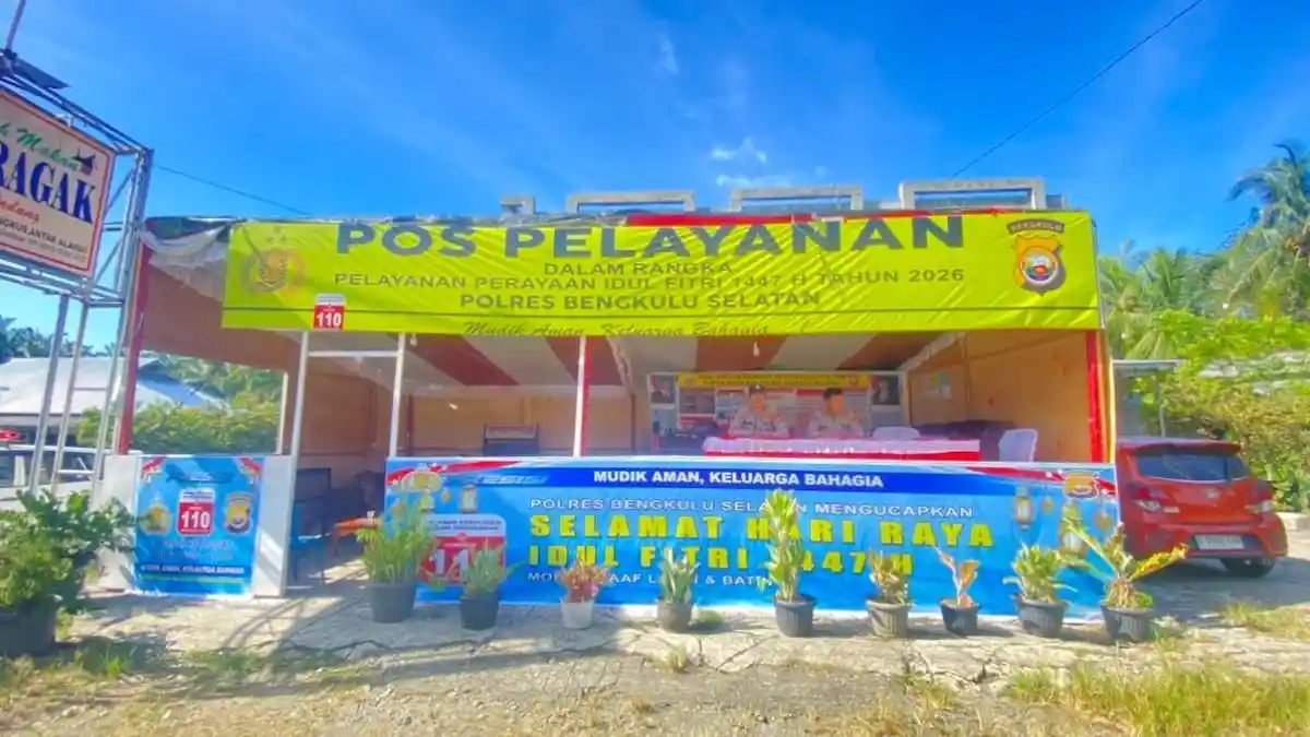 Pantauan dari Posko Bunga Mas Bengkulu Selatan, Volume Arus Balik Kendaraan Mulai Ramai