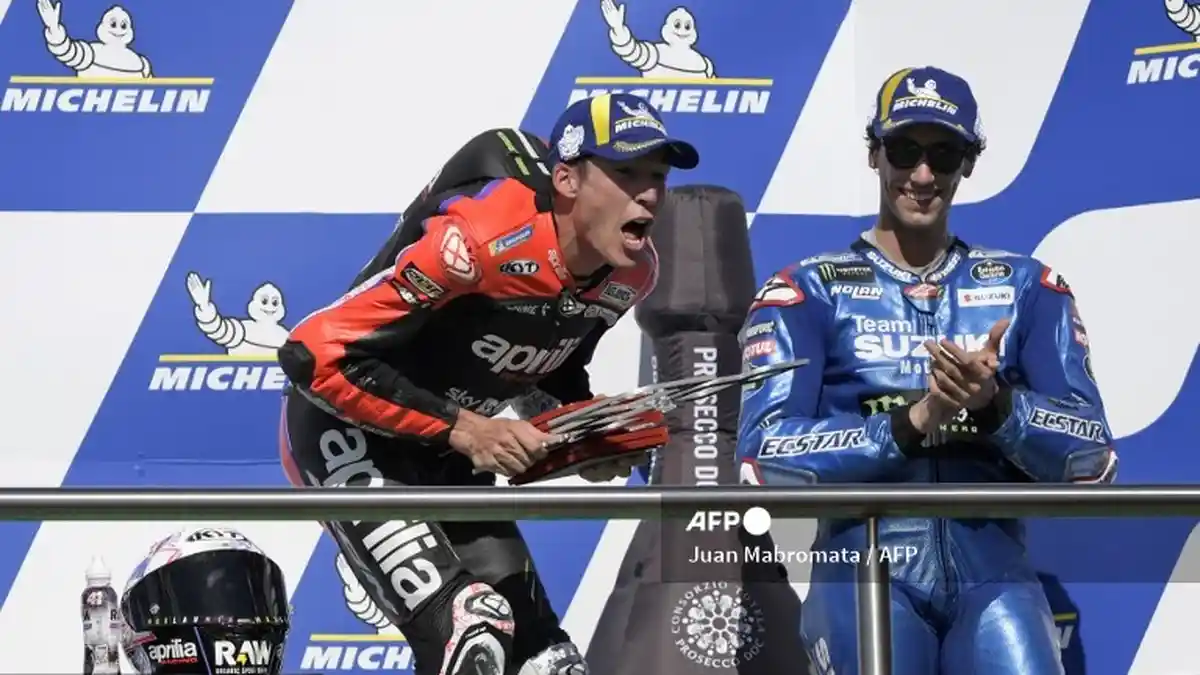 Hasil MotoGP Inggris 2023: Sesi Practice Hari ini Milik Espargaro, ini Posisi Bagnaia - Marquez